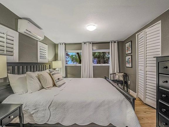 Comfortable King bed with linens provided.