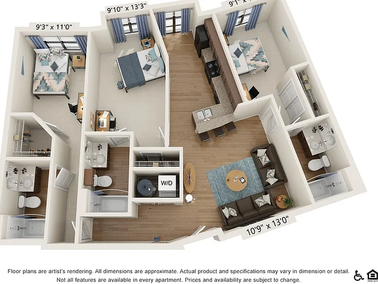 3 Bedroom 3 Bathroom A 3 Bedroom 3 Bathroom A