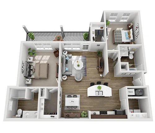 Floor plan B2A