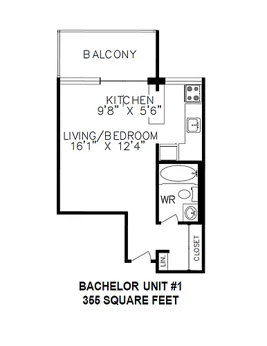 Floor plan Bachelor