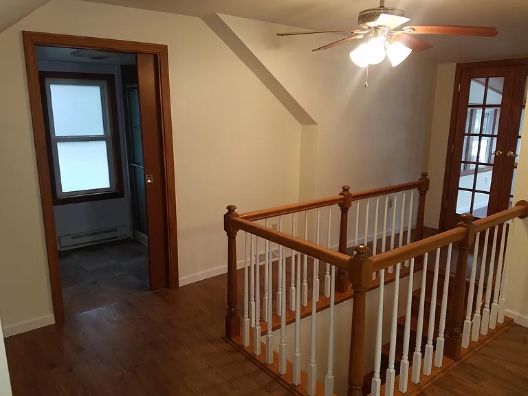 2nd floor bedroom to bathroom & staircase