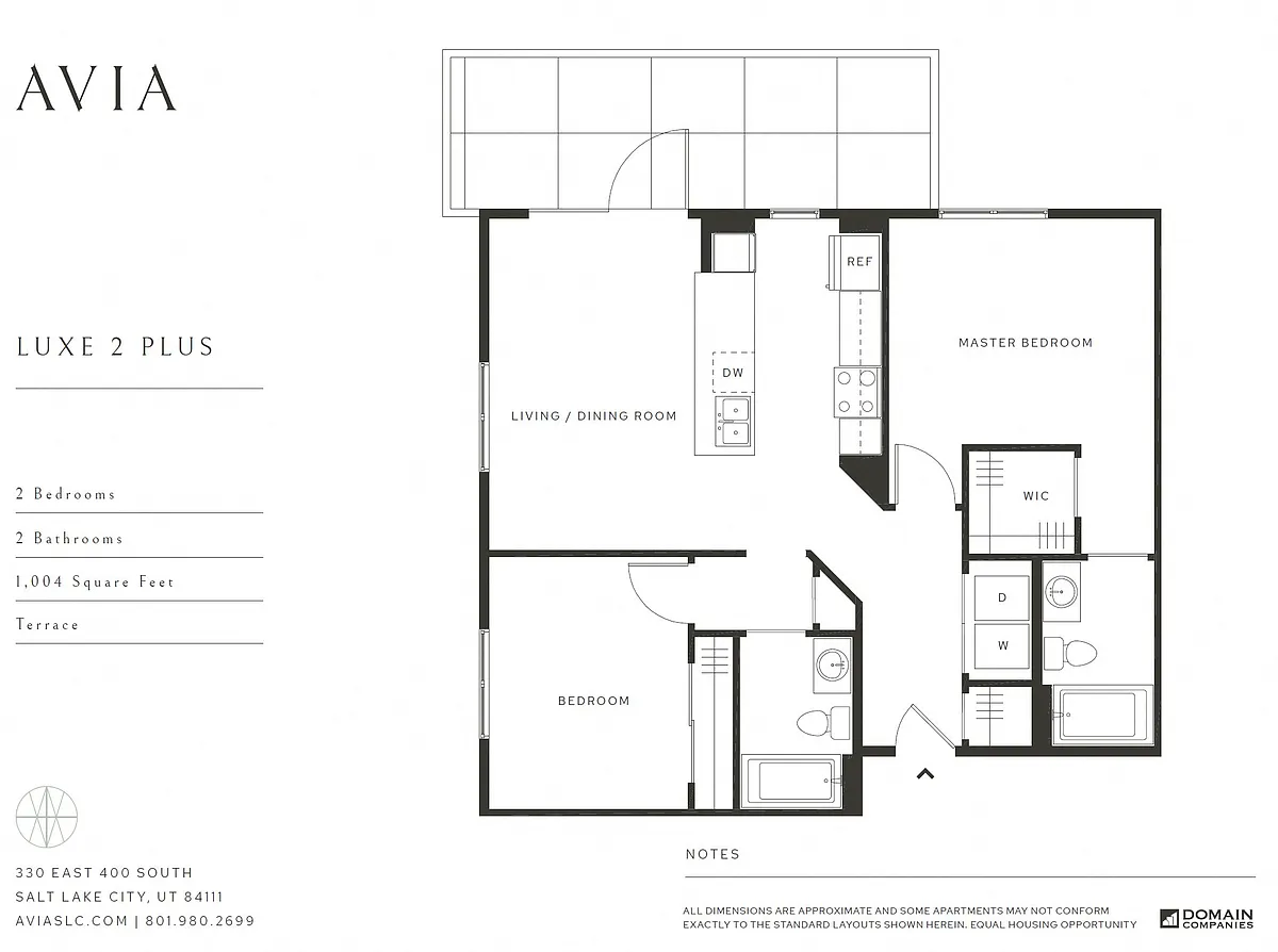 Floor plan Luxe 2 Plus