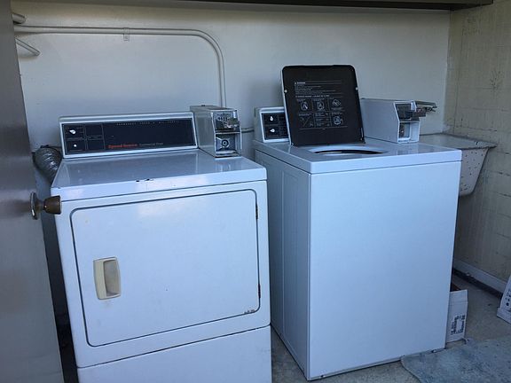 Shared laundry room downstairs