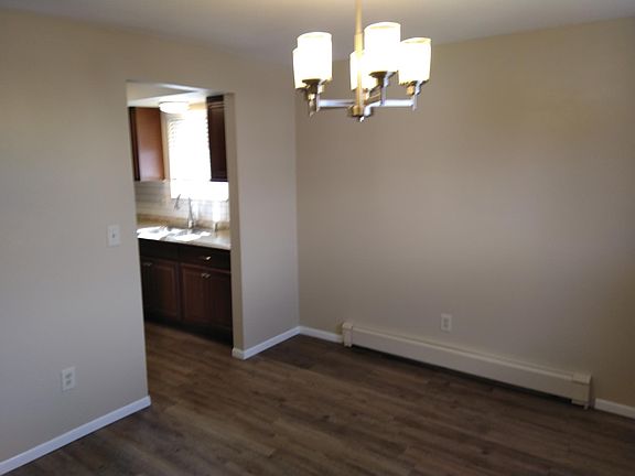 Dining room directly adjacent to kitchen