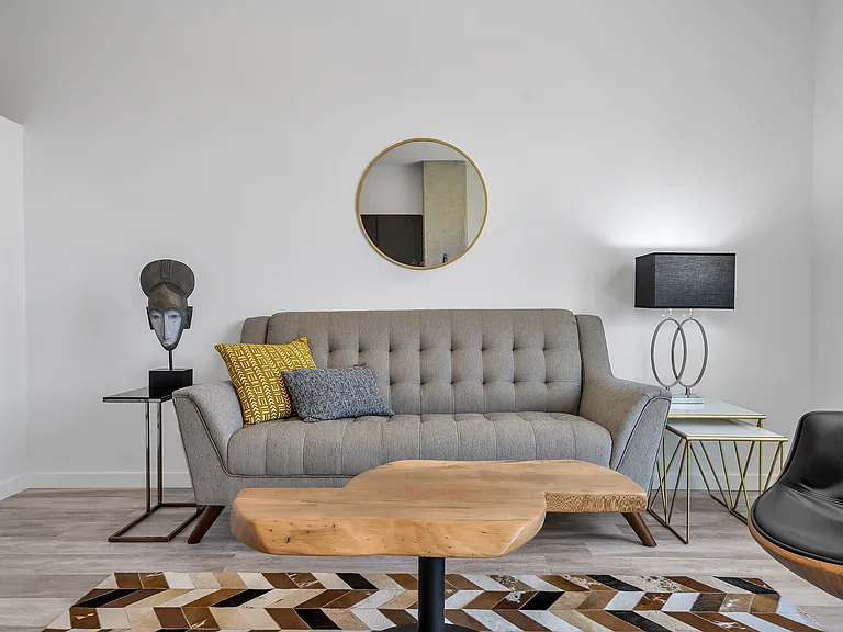 The Blonde apartments living room