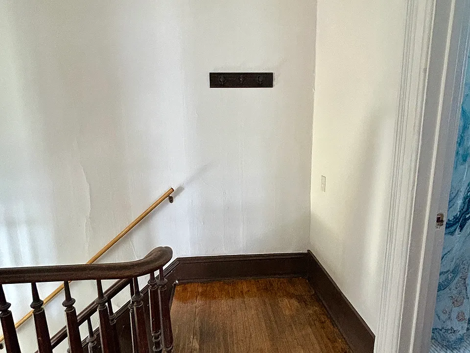 Landing at the top of the stairs