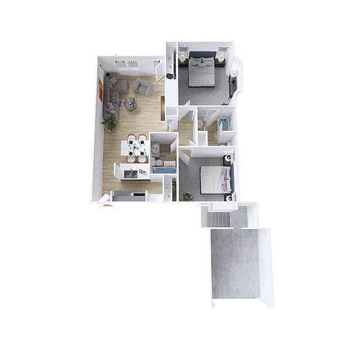 Floor plan B1 Renovated