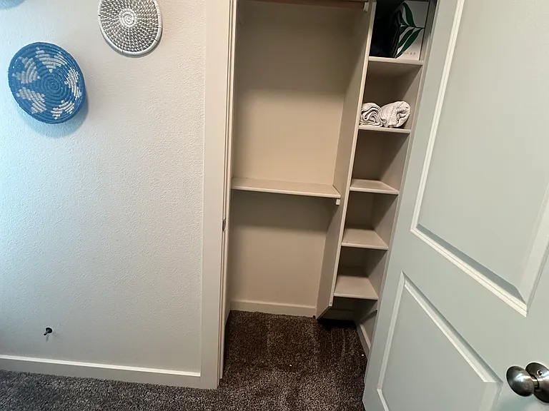 Guest Room closet (twin bed)
