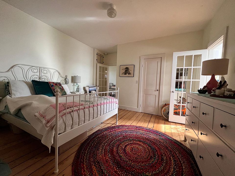 French doors, large closet in bedroom