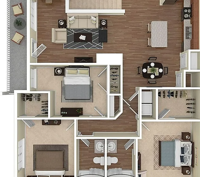 C4 3D Floorplan C4 3D Floorplan