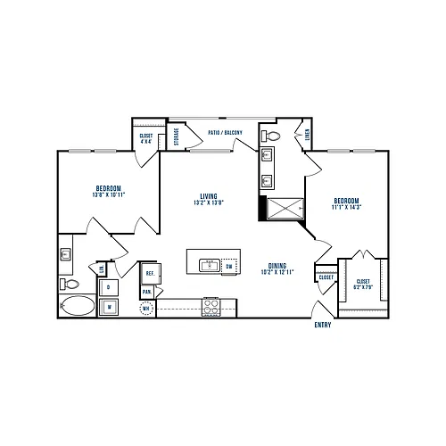 Floor plan B1