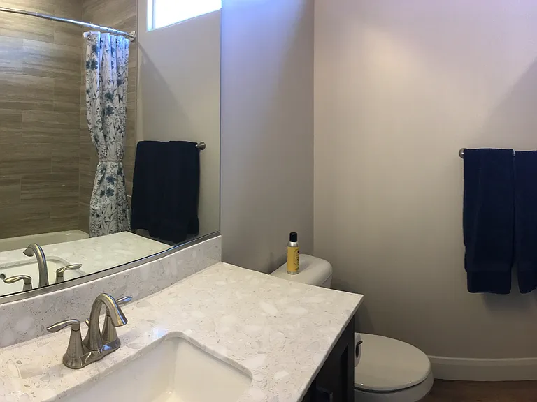 Second bathroom between second and third bedrooms (second view)