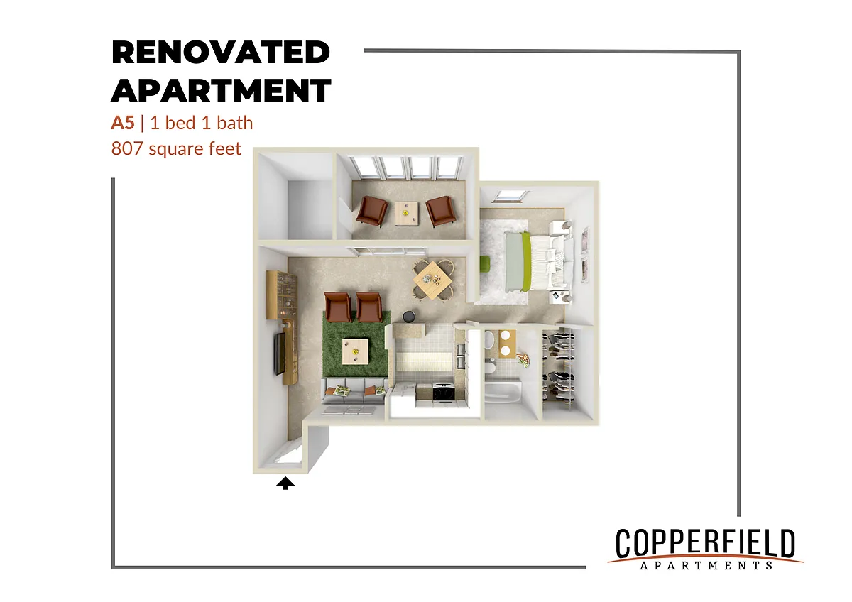 Floor plan A5 Renovated