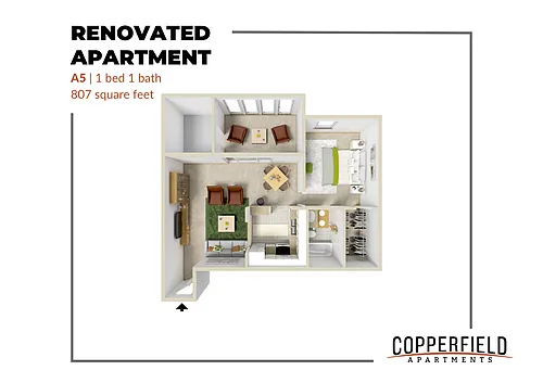 Floor plan A5 Renovated
