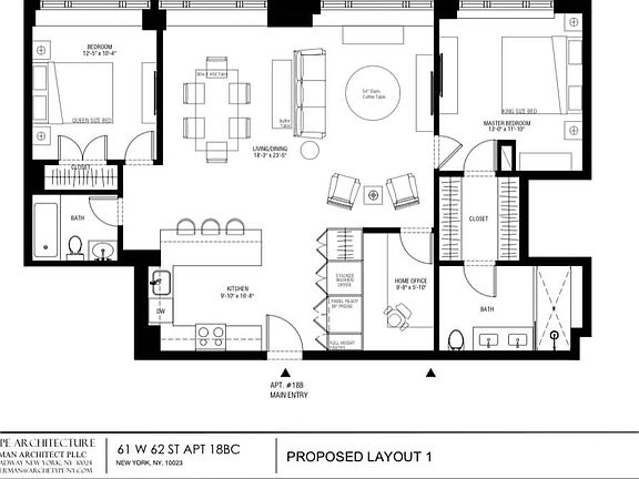 2nd image of 61 W 62nd St #18BC