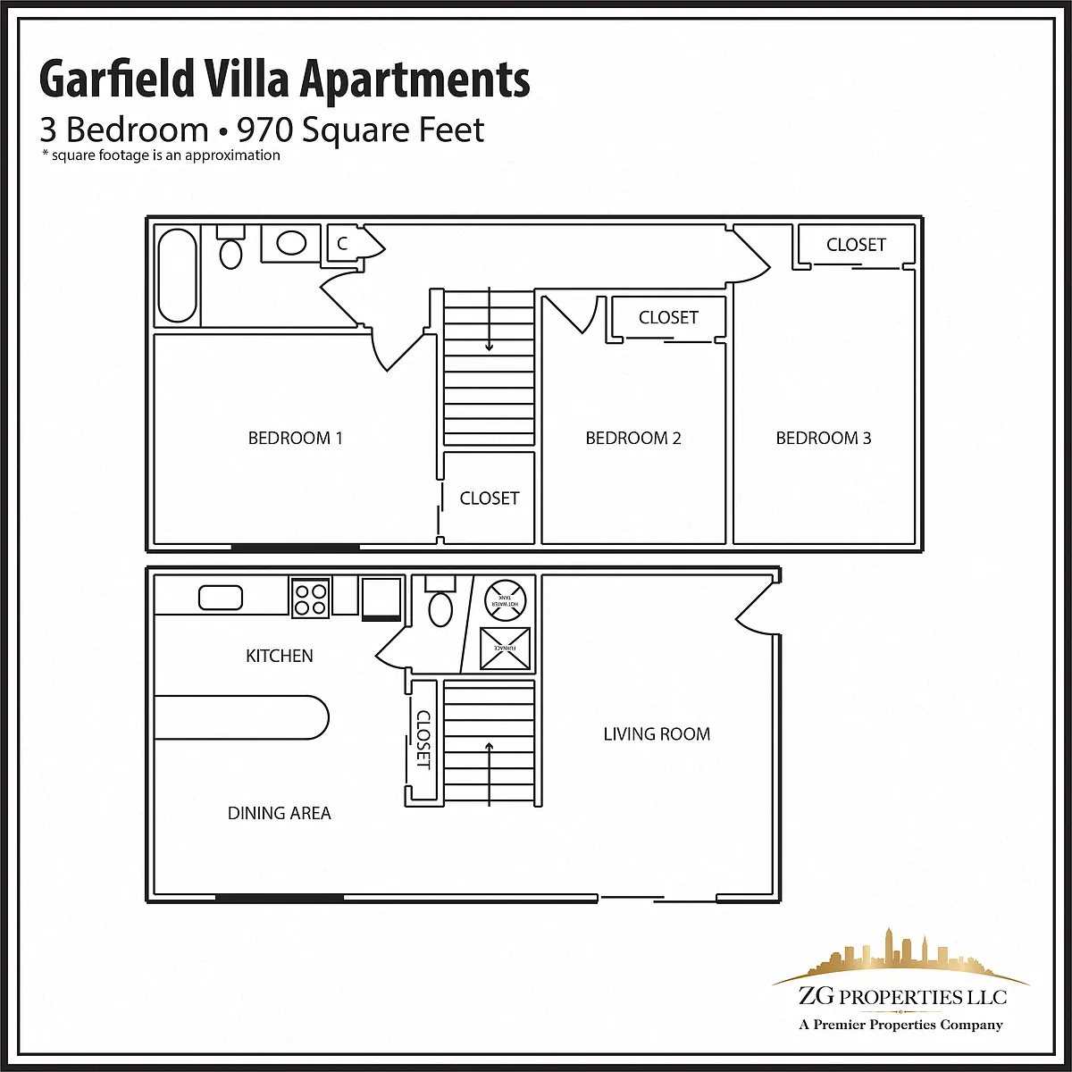 Floor plan 3 Bedroom