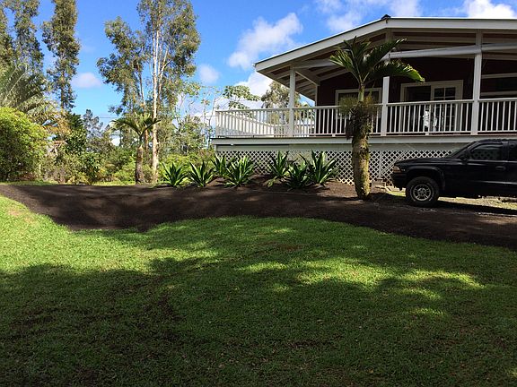 Starting to shape front lawn