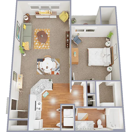 Floor plan 1X1