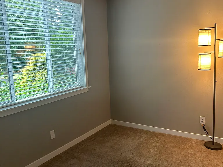 View of bedroom from main room door