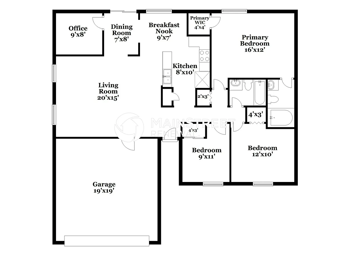 Floor Plan - 10048 W Mariposa St