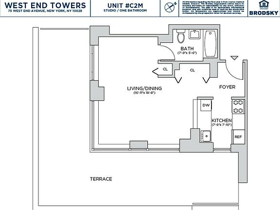2nd image of 75 W End Ave APT C2m