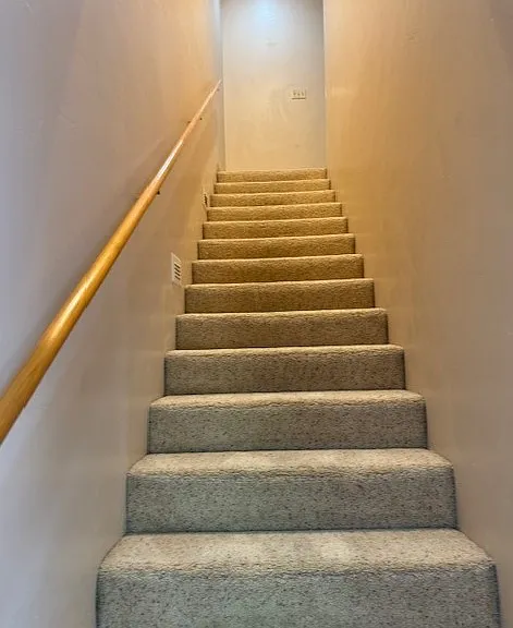 stairs from main level to 3rd level