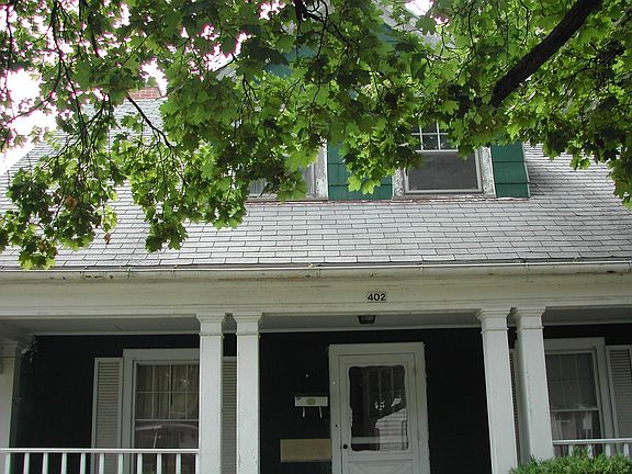 View from front sidewalk