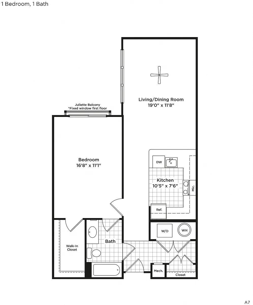 Floor plan A7a