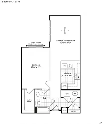 Floor plan A7a