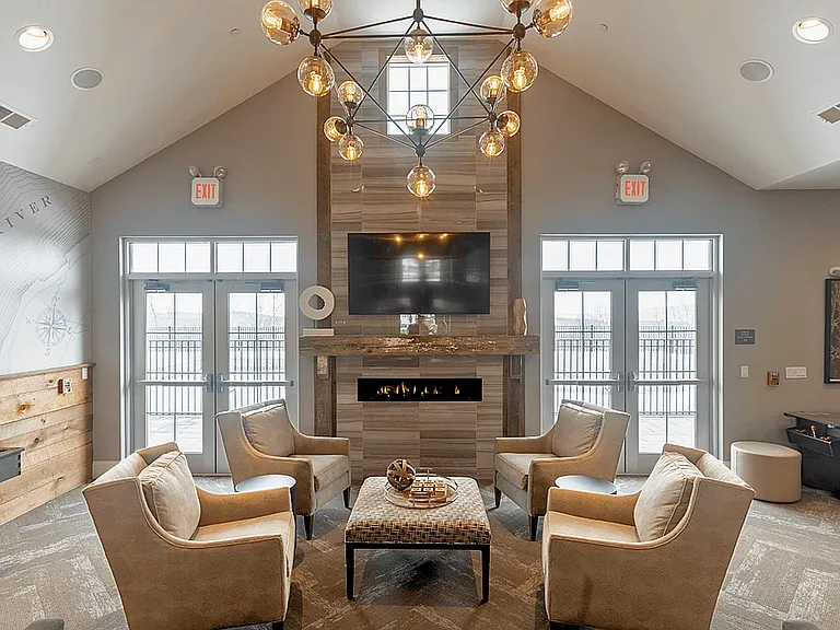 Experience premium living in our clubhouse lounge, perfect for relaxation and entertainment.