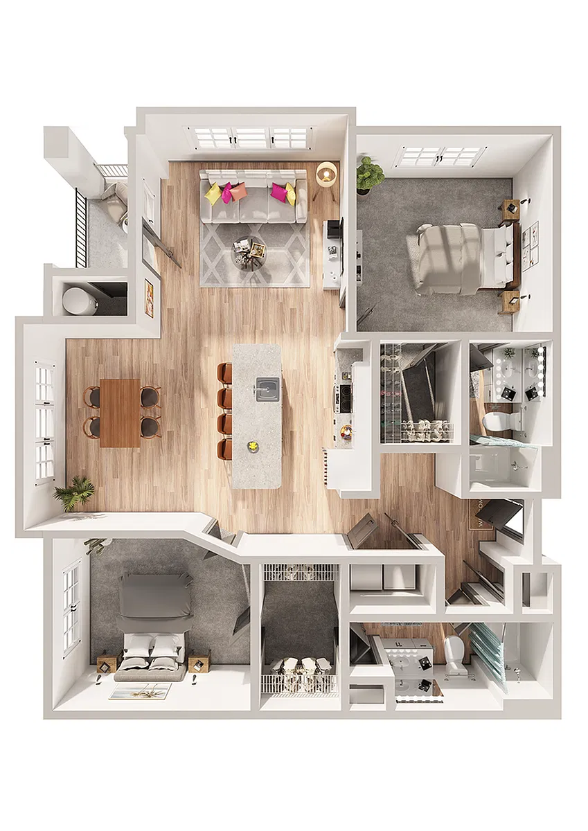 Floor plan B7