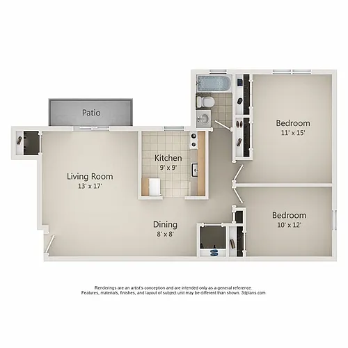 Floor plan Bradford