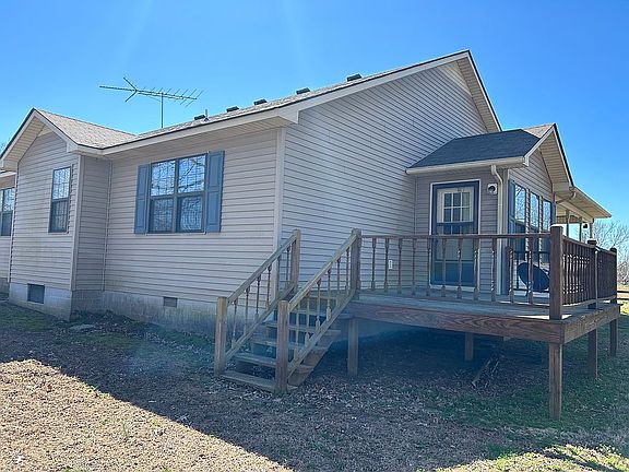Back deck off of kitchen