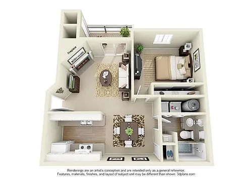 Floor plan 1X1MB