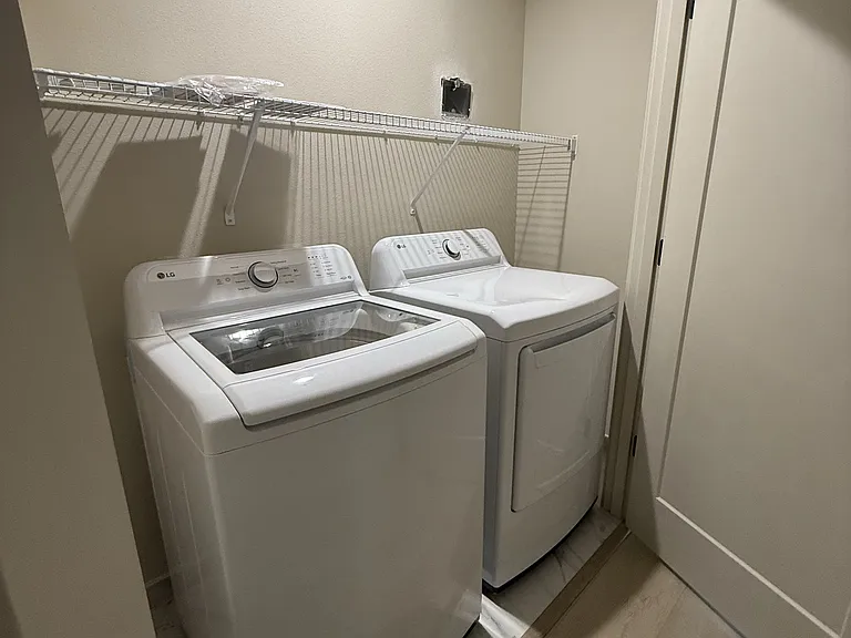 Laundry closet