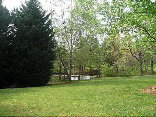 A beautiful view of this pond from the front porch or rear deck.