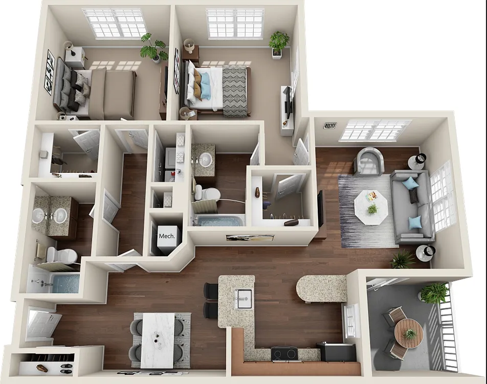 Floor plan B2