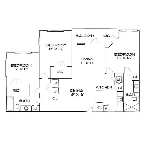 Floor plan Design 3A