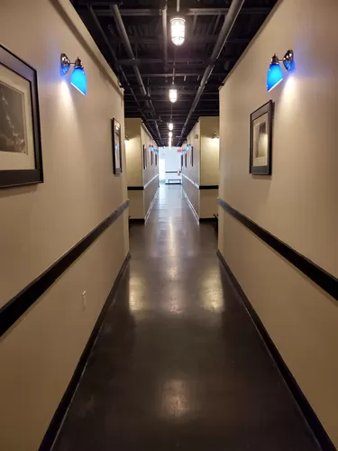 Hallway with elevator access - Peachtree Rd