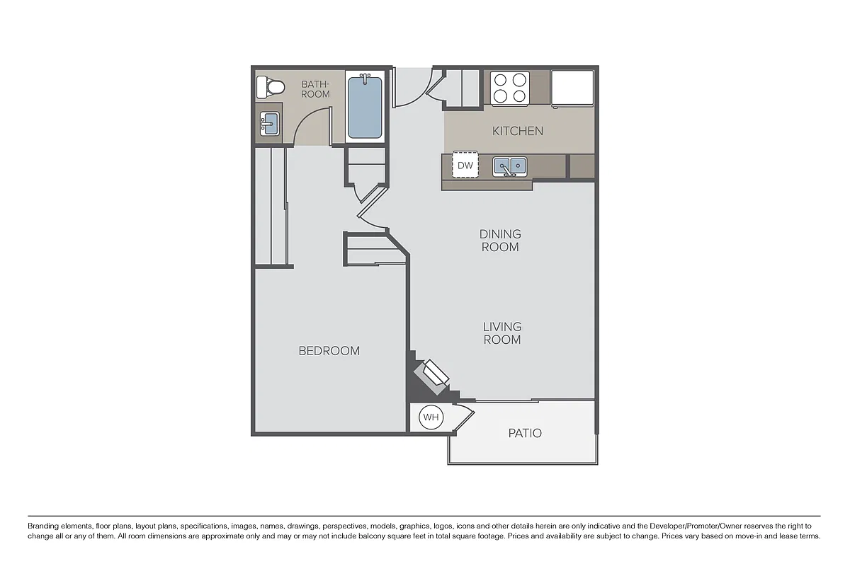 Floor plan Plan 1B