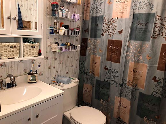 Mostly new bathroom.