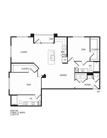 Floor plan B3