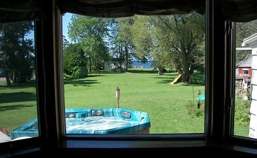 view from dining room