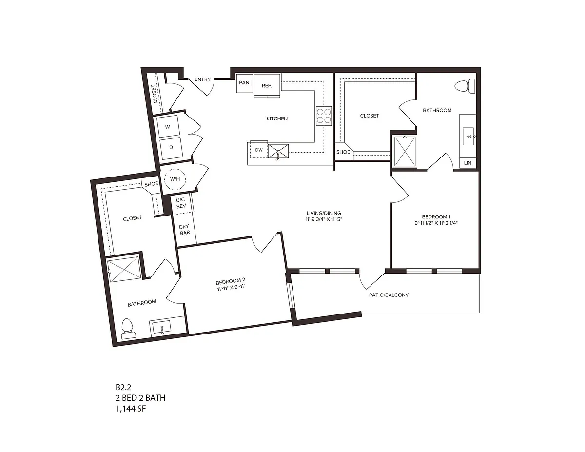 Floor plan B22