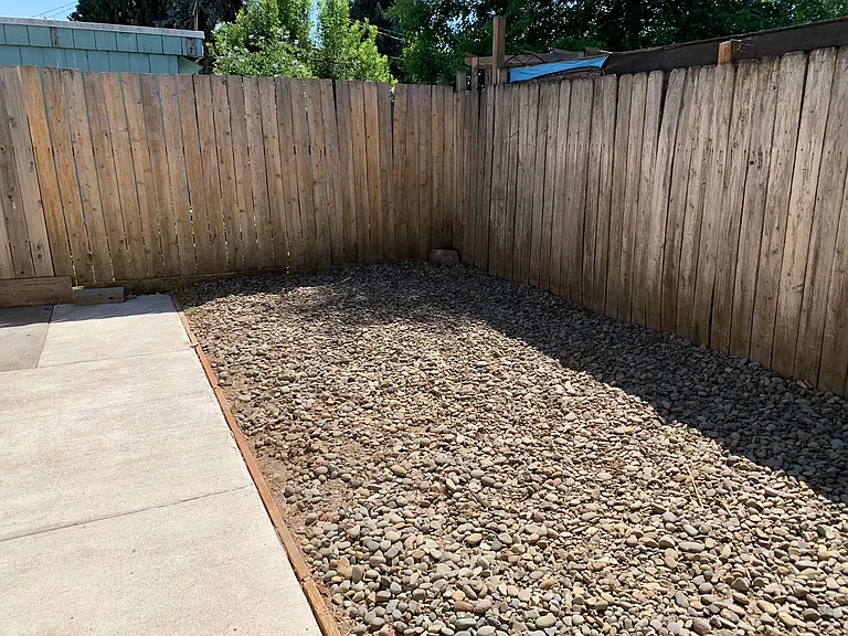 easy up keep backyard