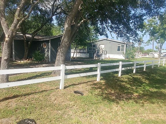 Garage and house