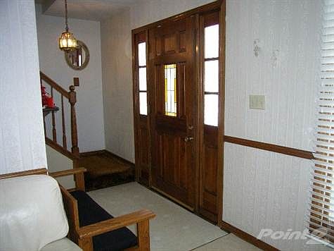 Foyer Stain Glass Front Door