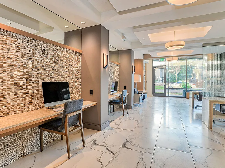 The Cyber Lounge features iMac computers and high-speed WiFi