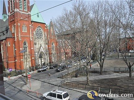 View of Church Square Park from living room