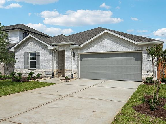 The Oleander floorplan in Wall Street Village of Richmond, TX.